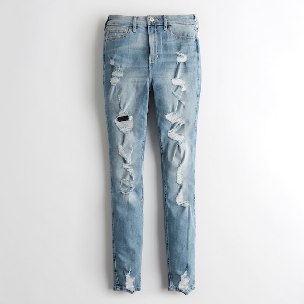 Hollister High-Rise Super Skinny Classic Stretch 00R W23 L30